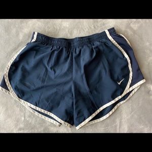Navy Blue Nike athletic shorts